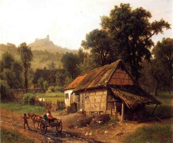 Albert Bierstadt : In the Foothills